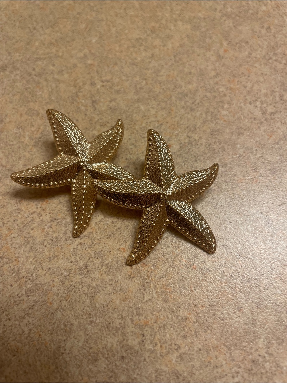 White Fox Boutique Gold Toned Starfish Earrings